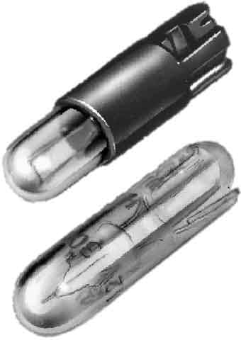 Siemens Industry - Lampe à incandescence, transparent, Tension assignée 12V CA/CC , 1,0 W, embase W