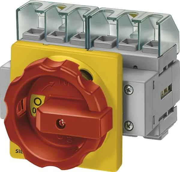 Siemens Industry - Inter- sect.3LD, Interrupteur arrêt urgence, 6 poles, Iu :25 A,