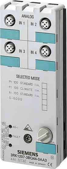 Siemens Industry - Module Compact AS-interface IP67, 4 entrées analogiques