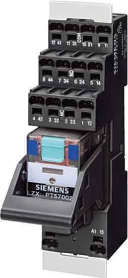 Siemens Industry - Relais embrochable APP.complet 24V CC, 4 inverseurs