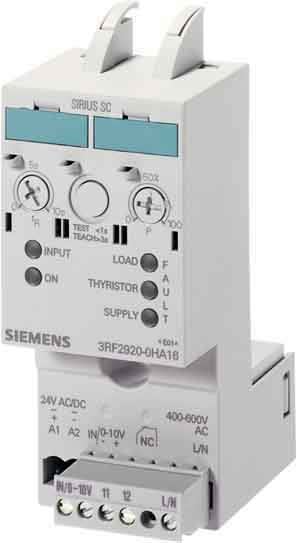 Siemens Industry - GRADATEUR PUIS 4A 40C 110-230V/24V CA/CC