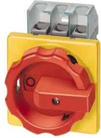 Siemens Industry - Inter- sect.3LD, Interrupteur arrêt urgence, 3 poles, Iu :16 A