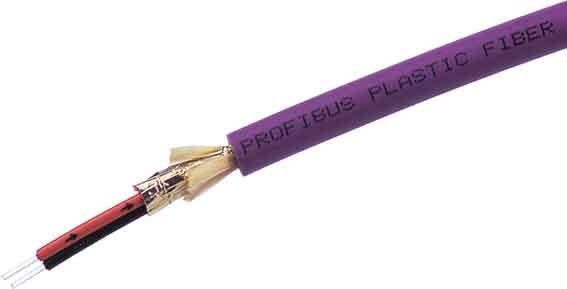 Siemens Industry - Câble FO plastique standard prééquipé(2x2connect.BFOC) 80m