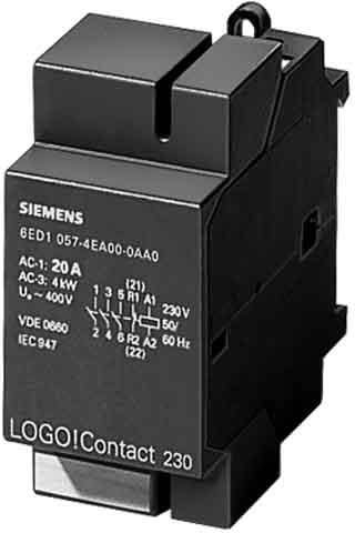 Siemens Industry - LOGO! CONTACT Mod.commut.,230VCA,3NA/1NF