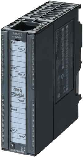 Siemens Industry - SM 331 8E ANA 9/12/14 bits U/I/R/PT100 alarme, diag 20 PTS