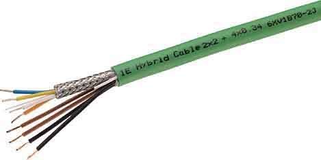 Siemens Industry - Câble hybride IE, 2x2 + 4x0,34 au mètre(min20,max1000)