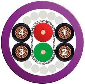 Siemens Industry - Câble PB ECOFAST, prééquipé 2 connect. ECOFAST 1,5m