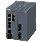 Siemens Industry - scalance xb206-2 managed layer 2 ie switch 6x ports rj45 10/100 mbit/s 2x port m