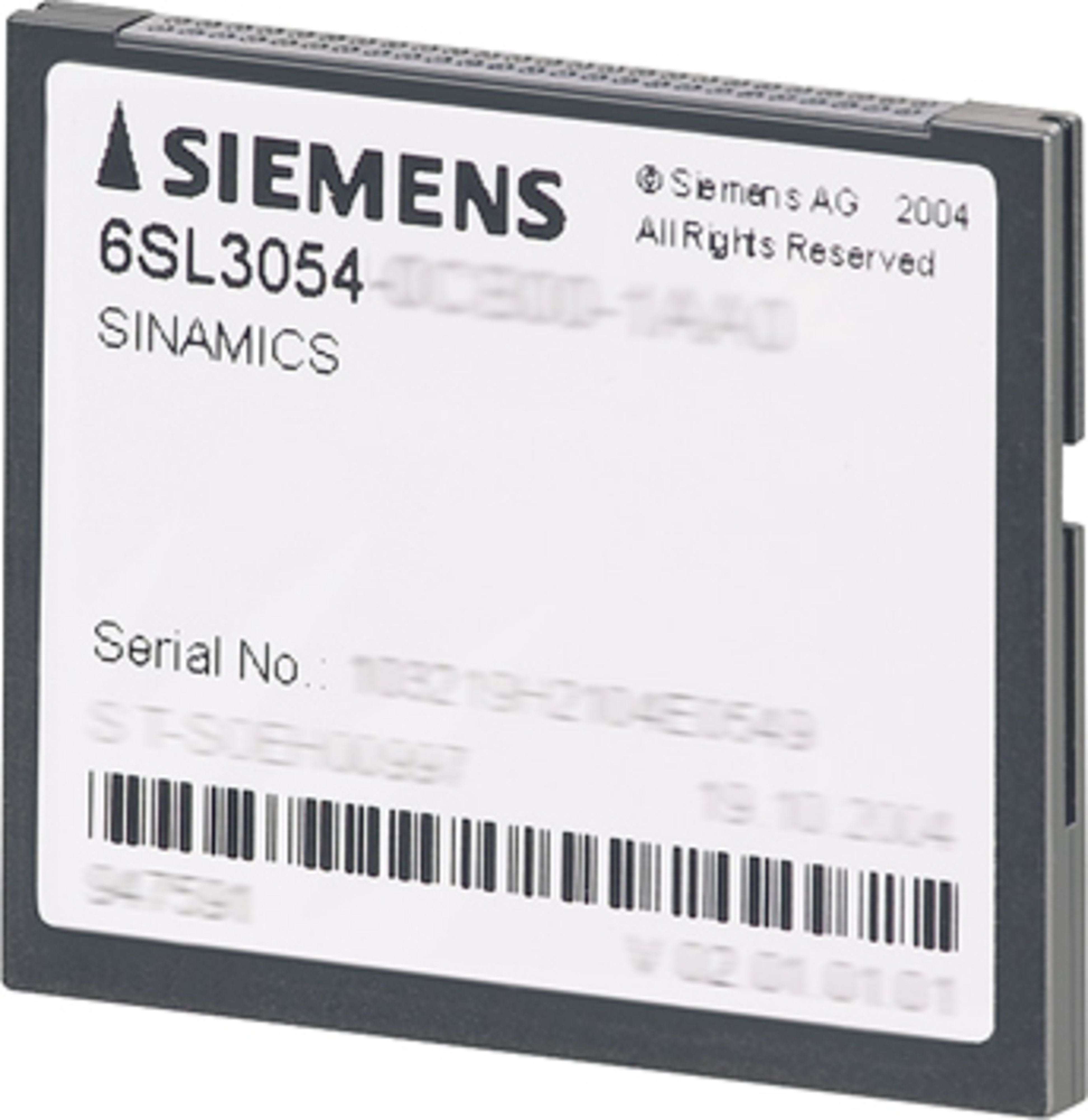 Siemens Industry - SINAMICS S120 carte CompactFlash avec extension de performance avec licences (Ce