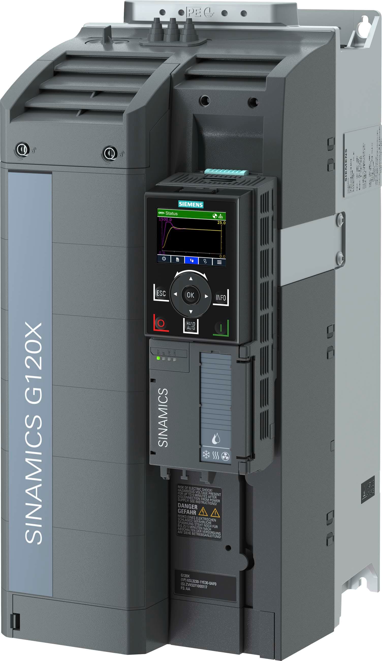 Siemens Industry - G120X IP20 380...480V 22kW FSD UF