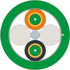 Siemens Industry - SM FO FRNC CABLE GP (2E9/125) sold by m