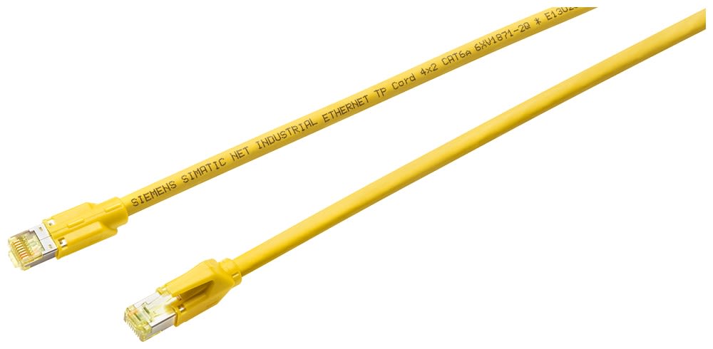 Siemens Industry - TP Cord RJ45/RJ45 20 m yellow