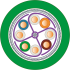 Siemens Industry - IE FC TP Standard Cable GP 4x2; Cat7