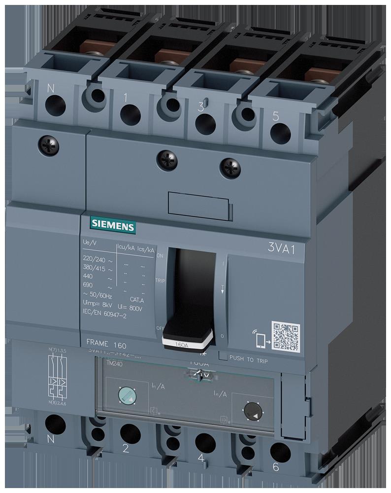 Siemens Industry - MCCB_IEC_FS160_100A_4P_25KA_TM_ ATAM