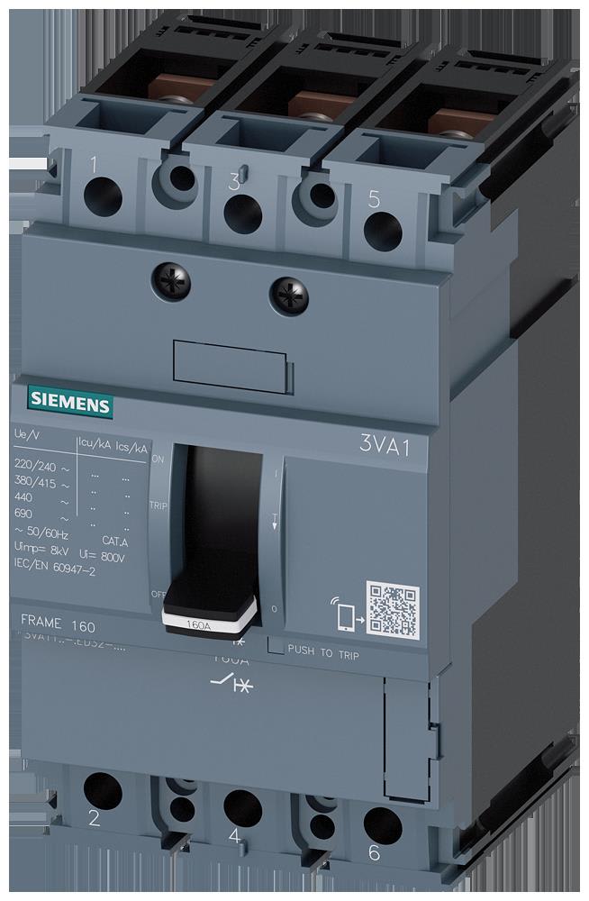 Siemens Industry - MCCB_IEC_FS160_160A_3P_70KA_TM_ FTFM