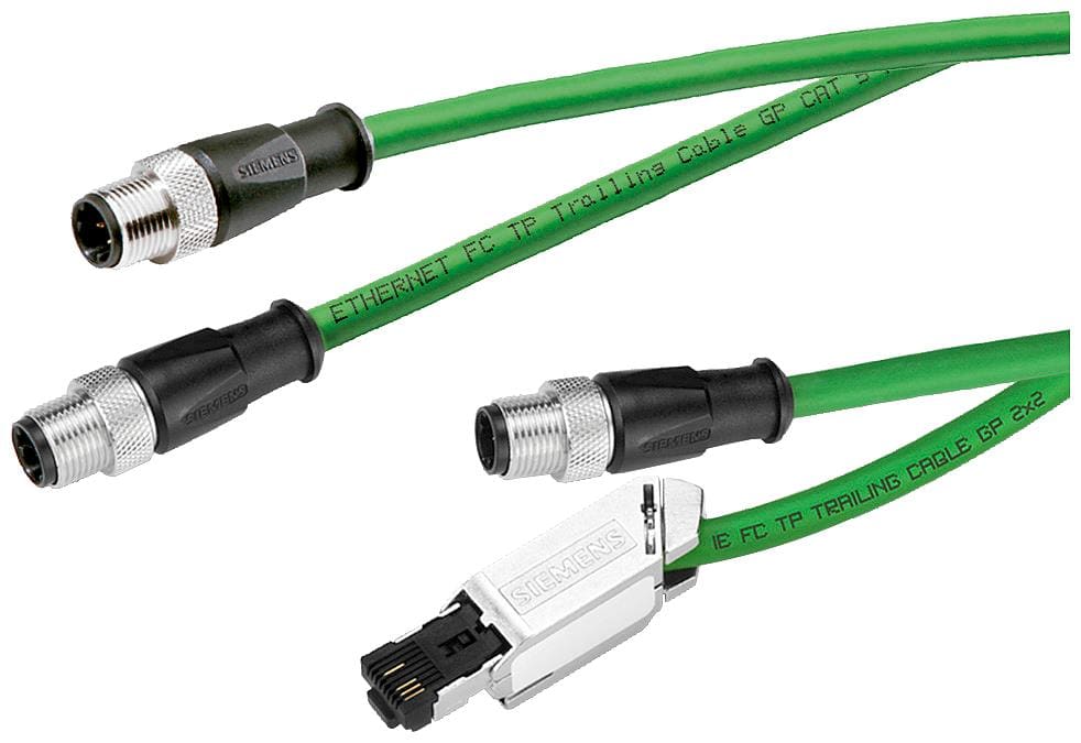 Siemens Industry - IE CONNECTING CABLE M12-90/IE RJ 45, 5M