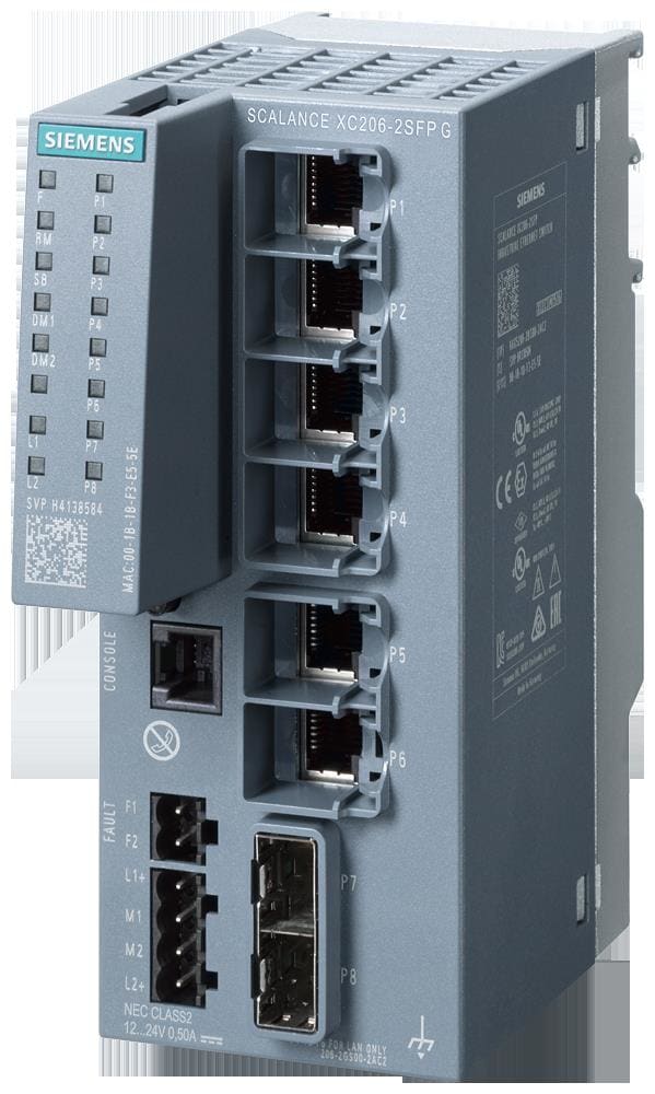 Siemens Industry - SCALANCE XC206-2SFP G