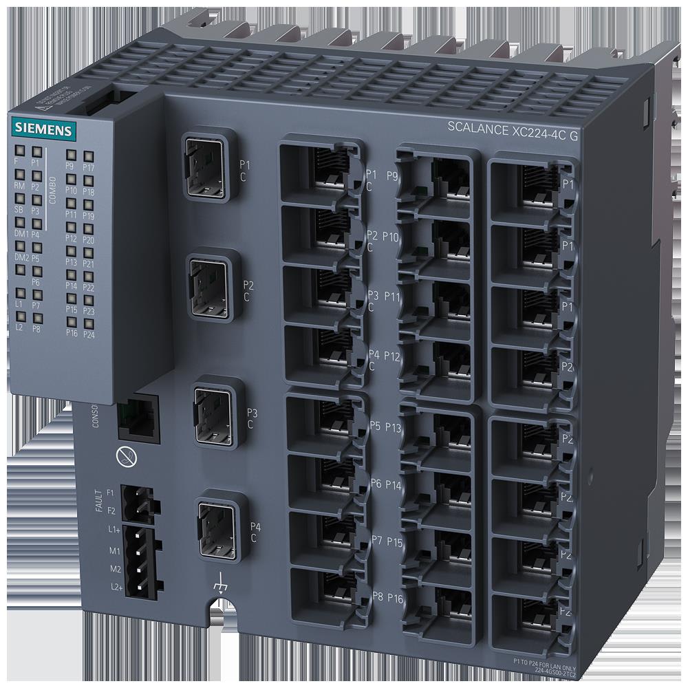 Siemens Industry - SCALANCE XC224-4C G (E/IP DEF.)