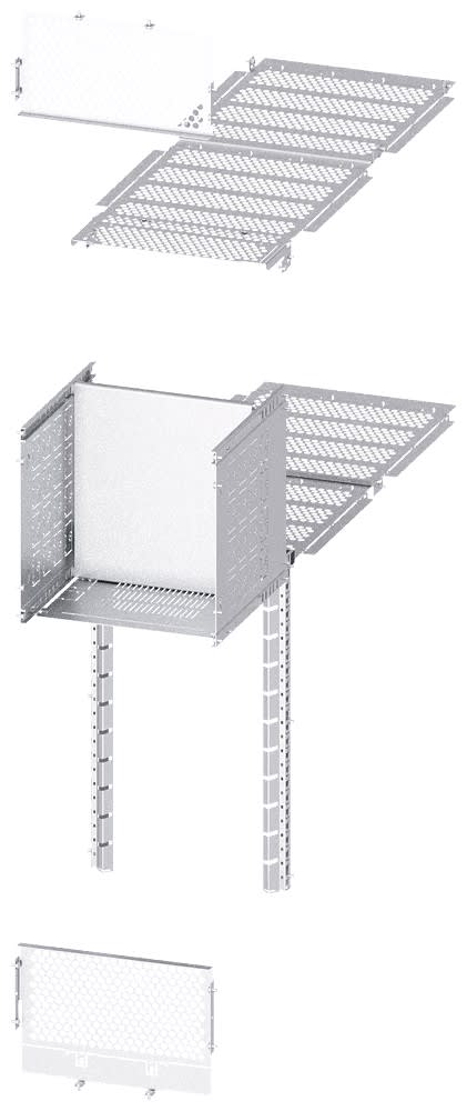 Siemens Industry - Sep. rear 1xACB, W:400mm, D:1200mm