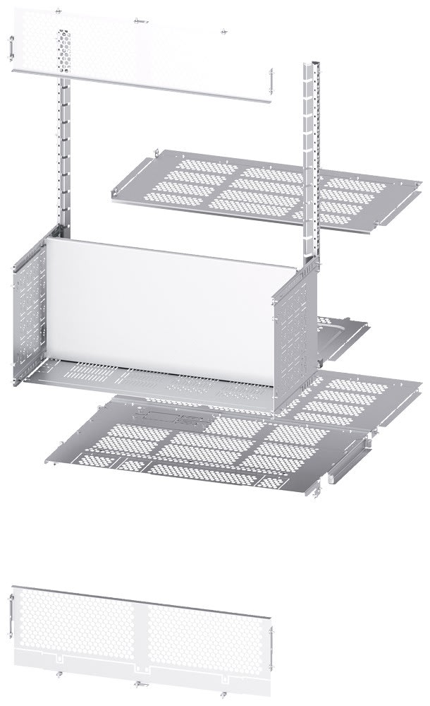 Siemens Industry - Sep. rear 1xACB, W:800mm, D:1200mm