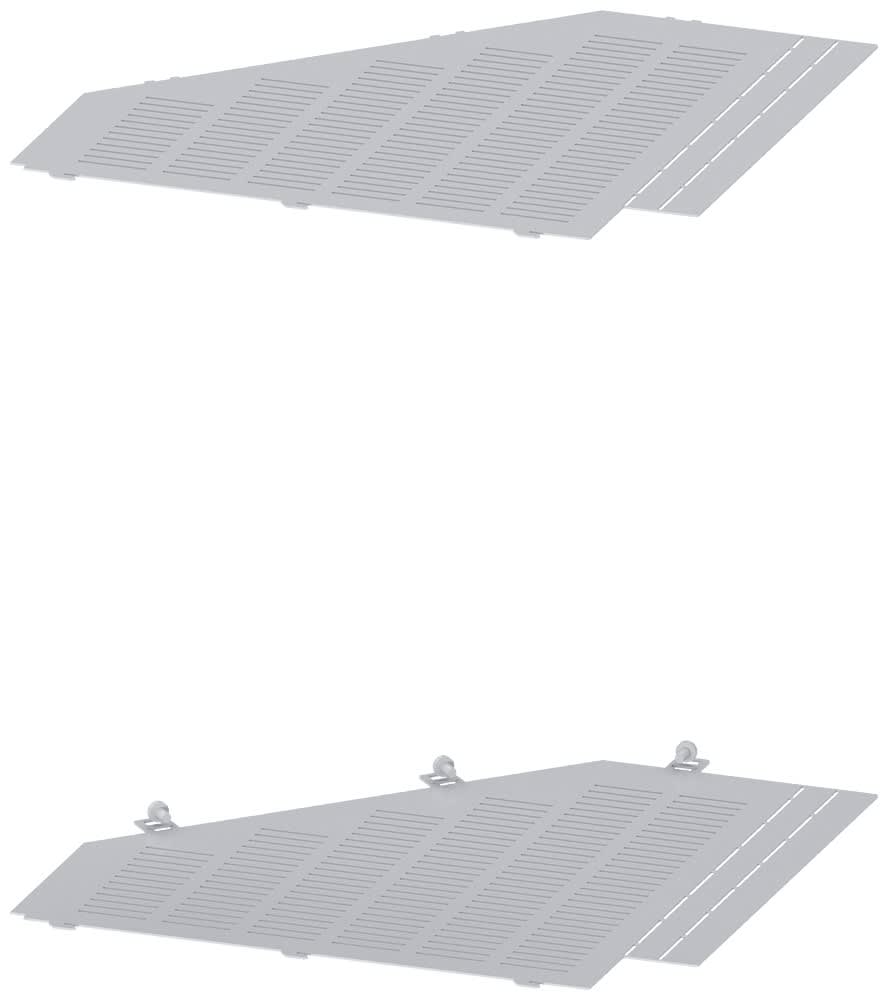 Siemens Industry - Cover sep. rear/W800/1 set = 2 pieces