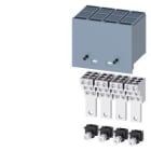 Siemens Industry - BORNE CONDUCTEUR ROND 6 CABLES 4 PIECES