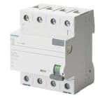Siemens Industry - Inter.diff 4P, type A, In: 40 A, 30 mA, Un AC: 400 V, Neutre à