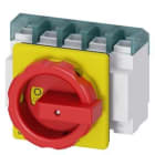 Siemens Industry - Interrupteur- sectionneur 3LD, Interrupteur arrêt urgence, 4 po