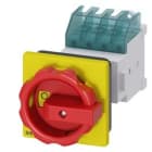 Siemens Industry - Inter- sect.3LD, Interrupteur arrêt urgence, 4 poles, Iu :16 A