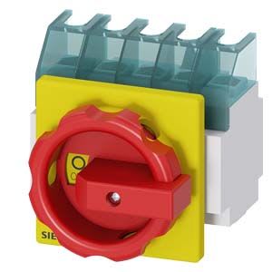 Siemens Industry - Inter- sect.3LD, Interrupteur arrêt urgence, 3 poles, Iu :25 A