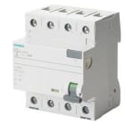 Siemens Industry - Inter.diff 4P, type A, In: 25 A, 300 mA, Un AC: 400 V, SIGRES (