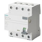 Siemens Industry - Inter.diff 4P, type A, In: 40 A, 30 mA, Un AC: 400 V, SIGRES (c