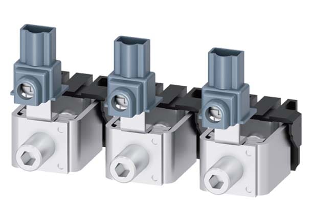 Siemens Industry - Borne cage + prise tension 3 pièces