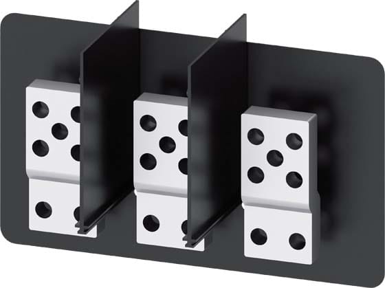 Siemens Industry - Front_conn._bars_extended,_3pcs,_fixed