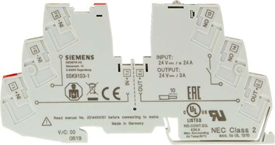 Siemens Industry - CBE ,ele. 2A DC24V 1AS