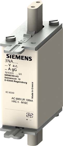 Siemens Industry - Cartouche fusible NH