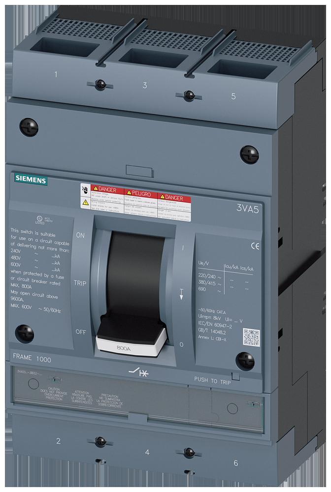 Siemens Industry - Cover 3VA13_14/Vert/4p/H500/W800