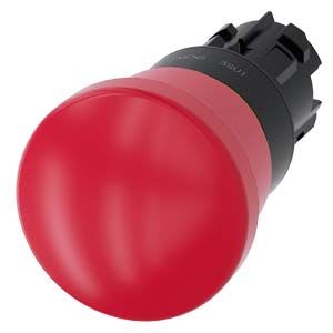 Siemens Industry - BOUTON-P. CP. PNG ARR. URG. 40MM, ROUGE