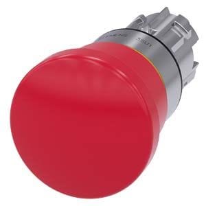 Siemens Industry - BOUTON-P. CP. PNG ARR. URG. 40MM, ROUGE
