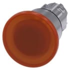 Siemens Industry - BOUTON COUP POING LUMINEUX, 40MM, AMBRE
