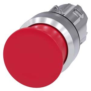 Siemens Industry - BOUTON-POUS. CP. DE POING, 30MM, ROUGE
