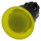 Siemens Industry - BOUTON COUP POING LUMINEUX, 40MM, JAUNE