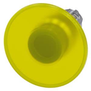 Siemens Industry - BOUTON COUP POING LUMINEUX, 60MM, JAUNE