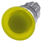 Siemens Industry - BOUTON COUP POING LUMINEUX, 40MM, JAUNE