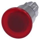 Siemens Industry - BOUTON COUP POING LUMINEUX, 40MM, ROUGE