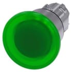 Siemens Industry - BOUTON COUP POING LUMINEUX, 40MM, VERT