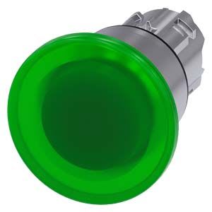 Siemens Industry - BOUTON COUP POING LUMINEUX, 40MM, VERT