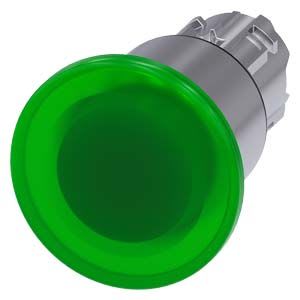 Siemens Industry - BOUTON COUP POING LUMINEUX, 40MM, VERT
