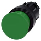Siemens Industry - Bouton-poussoir coup de poing, 22 mm, rond, plastique, vert, 30 mm, sans maintie