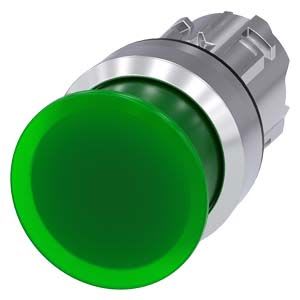 Siemens Industry - BOUTON COUP POING LUMINEUX, 30MM, VERT